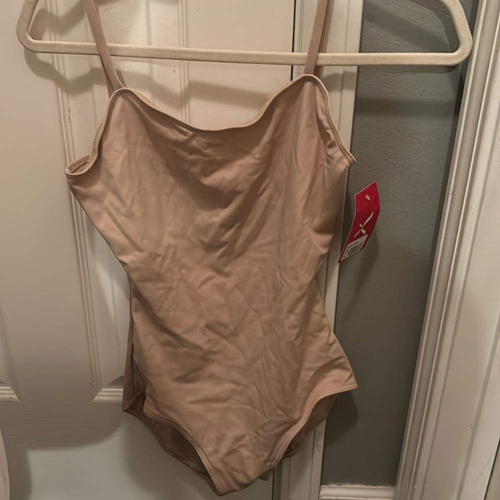 Capezio leotard nude in color